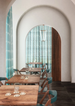 PORTICI - Trevira® CS fabric for curtains by Inkiostro Bianco - view 3